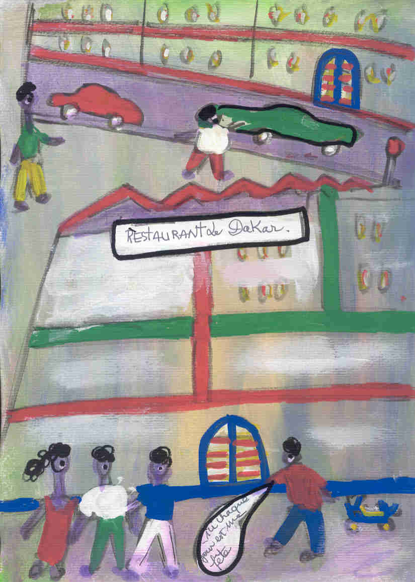 Ibrhima Kebe, Quartier LÃ©opold, Bruxelles, dÃ©cembre 2007