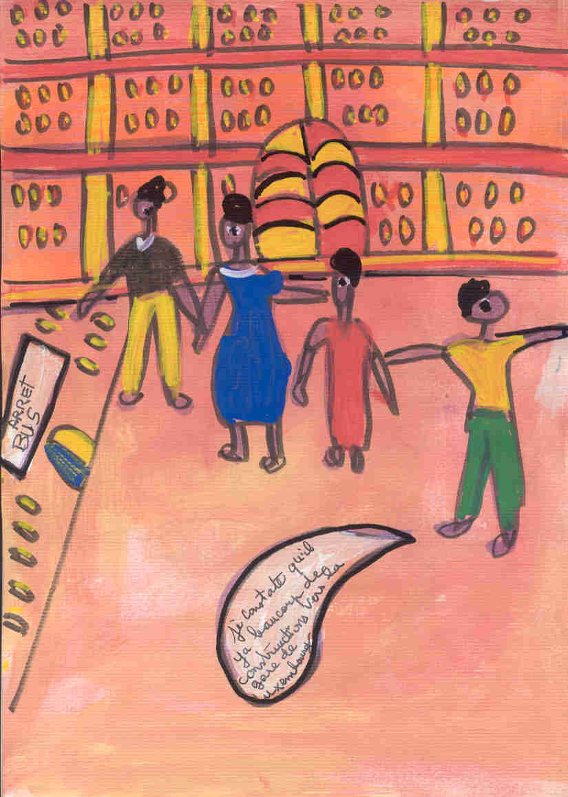 Ibrahima Kebe, Quartier LÃ©opold, Bruxelles, dÃ©cembre 2007