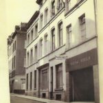 Coin rue Caroly et rue de Fleurus avant dÃ©molition en 1973. Photo Marjolaine.