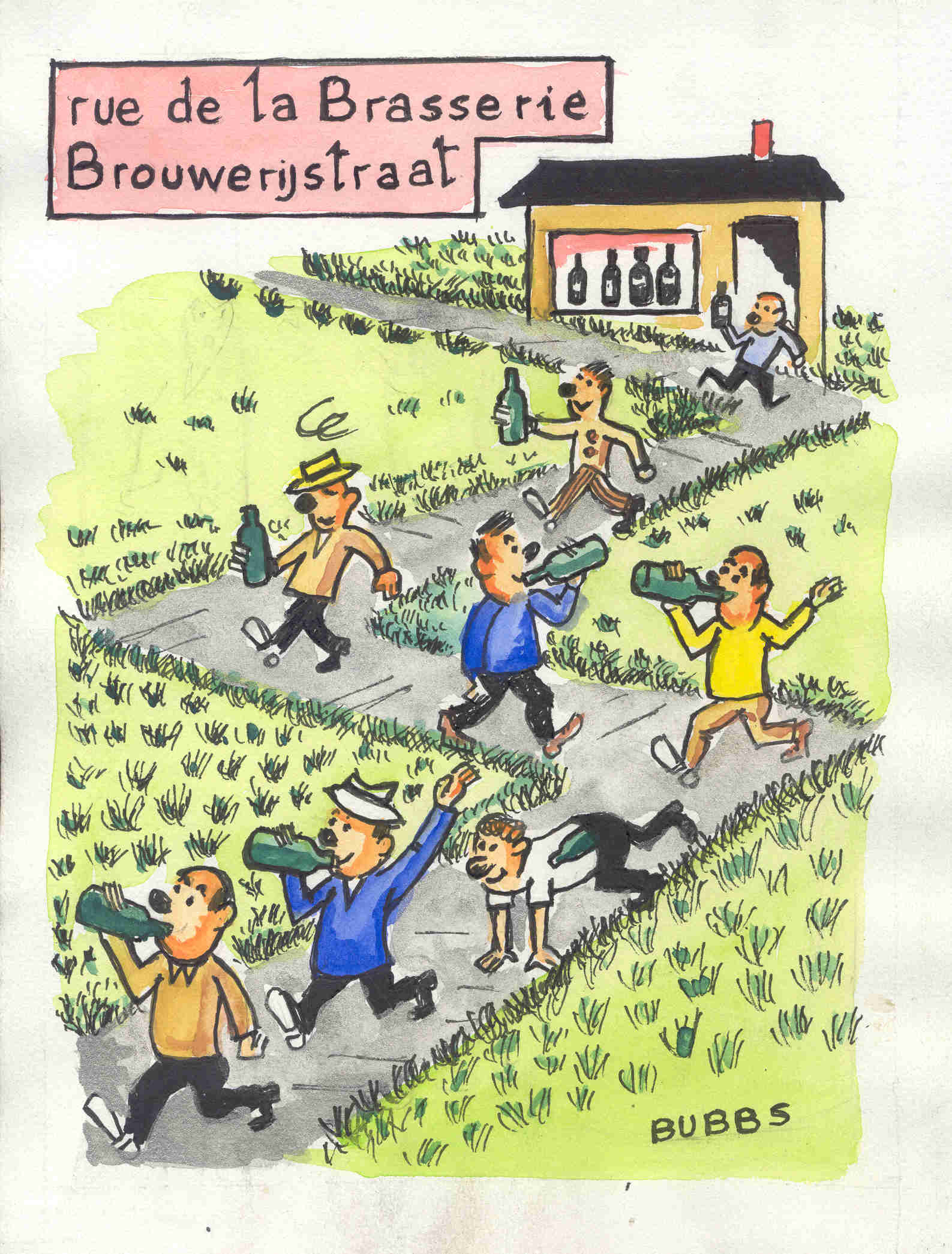 Rue de la Brasserie. Bubbs.