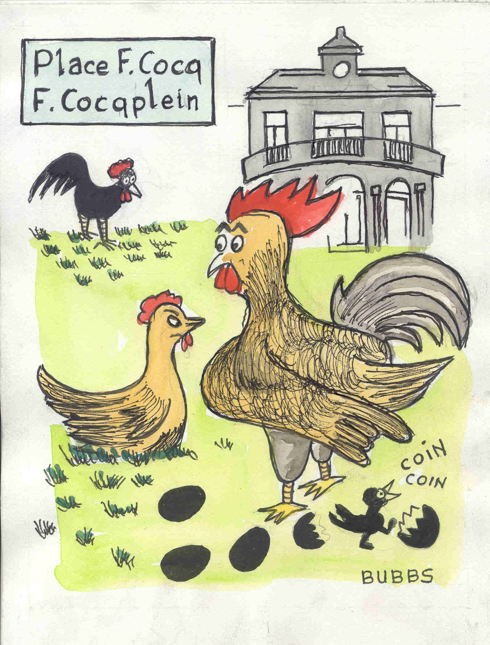 Place F. Cocq. Bubbs.