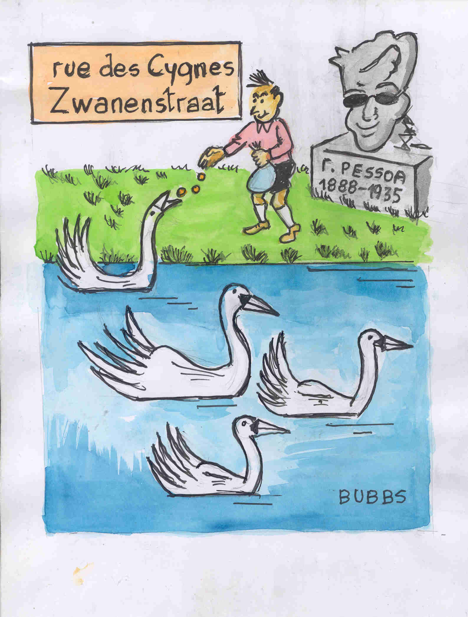 Rue des Cygnes. Bubbs.