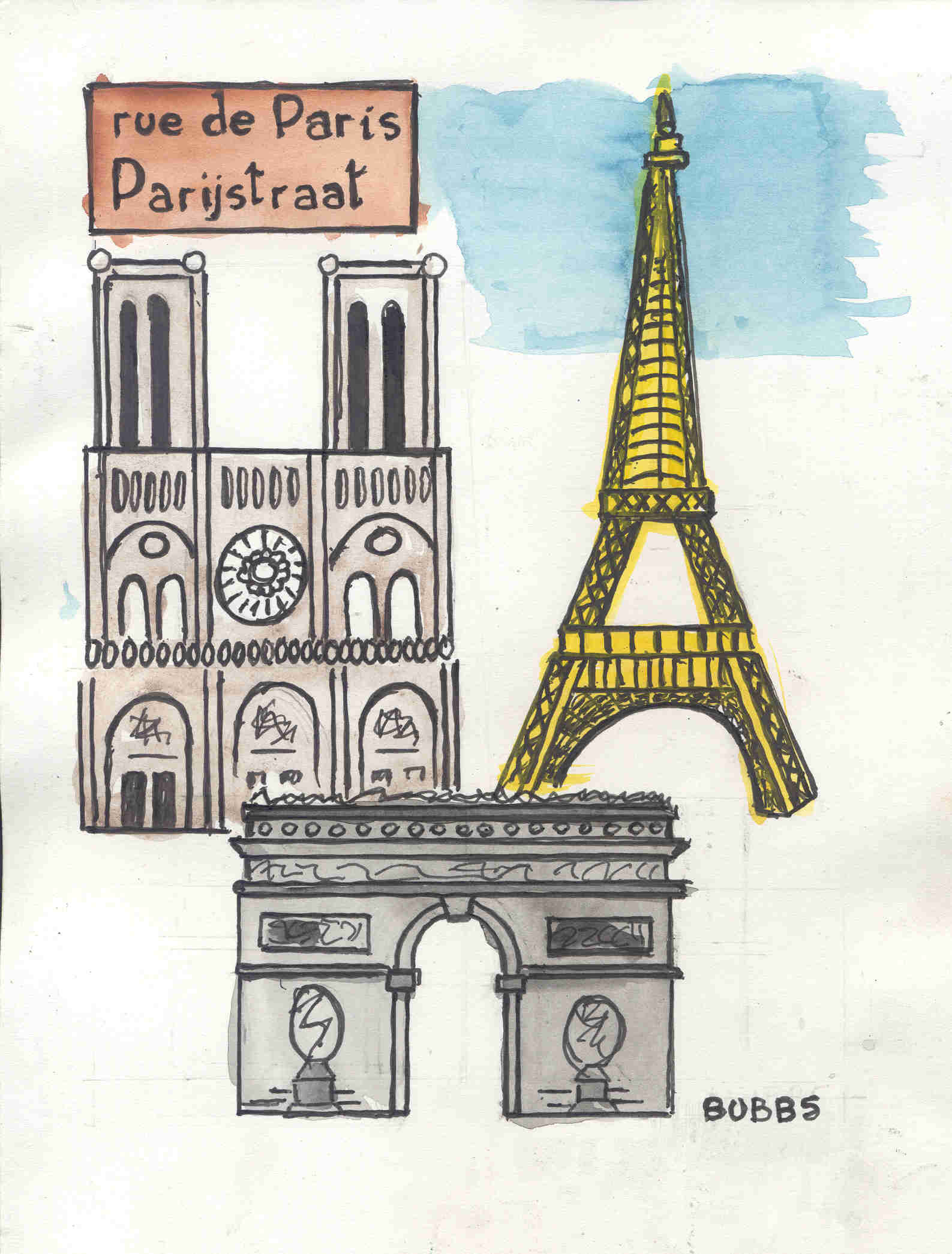 Rue de Paris. Bubbs.